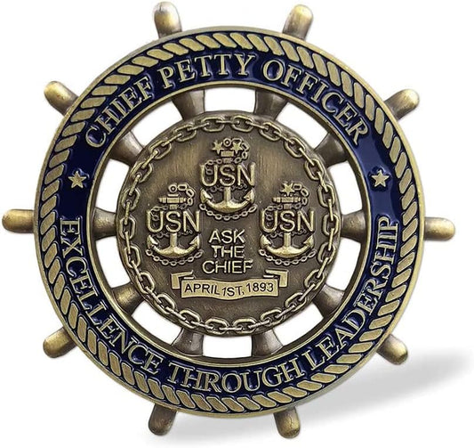 USA-Navy Veteran Military Challenge Coin Collect