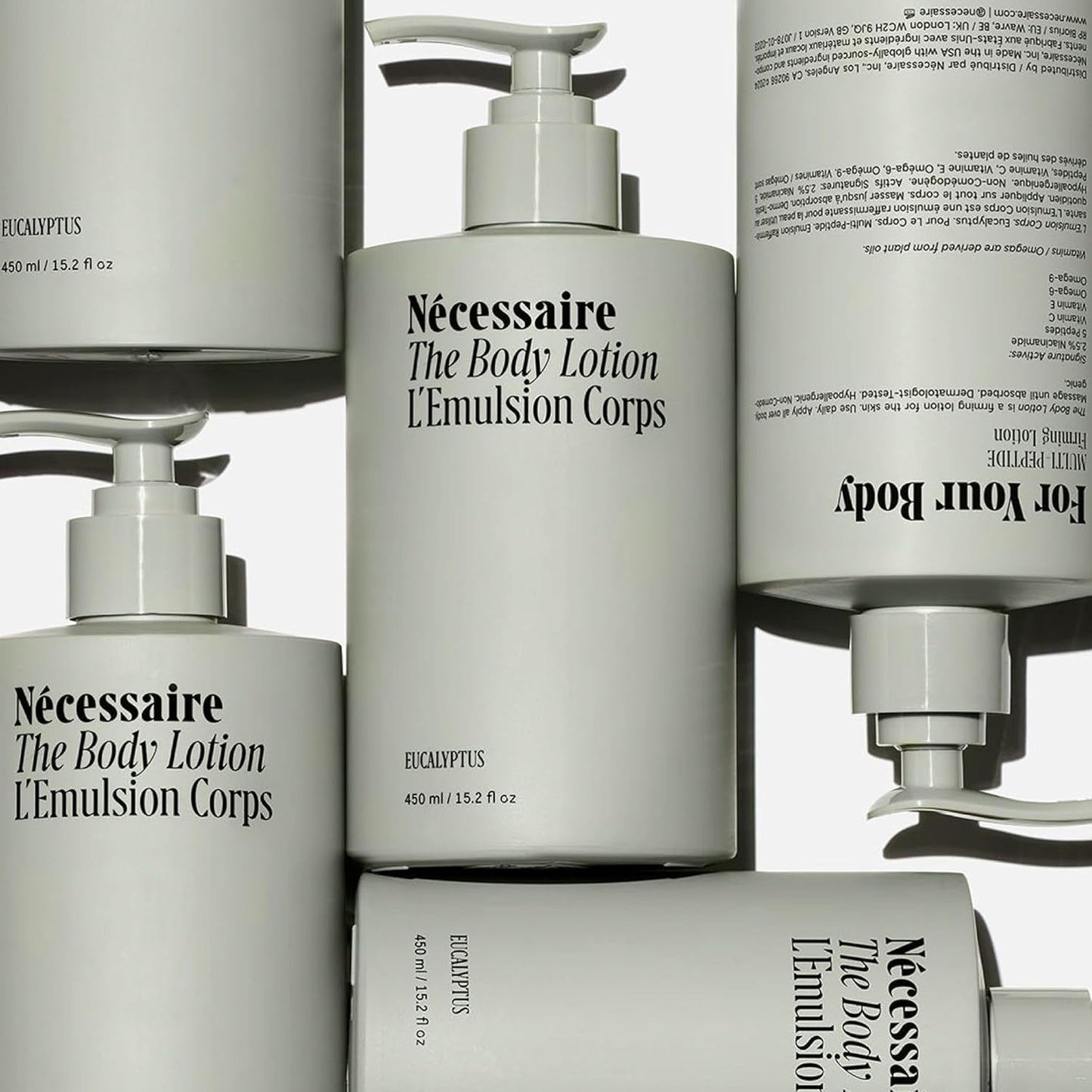 Nécessaire The Body Lotion Eucalyptus – Firming Multi-Peptide Moisturizer for Women & Men