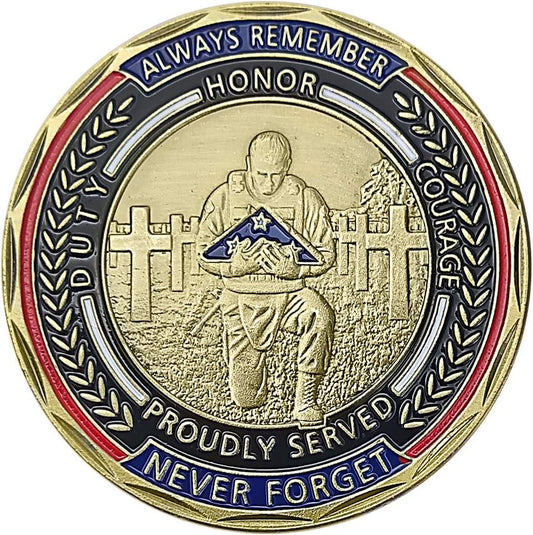 US Military Challenge Coin Veteran Coin