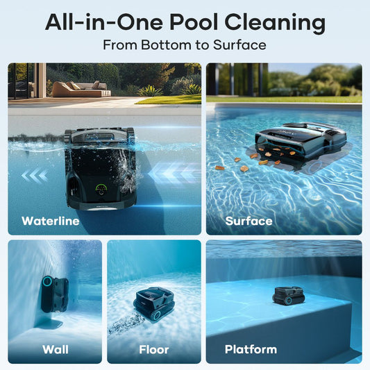 Aiper Scuba X1 Max & Caddy Bundle - Complete Pool Cleaning Solution