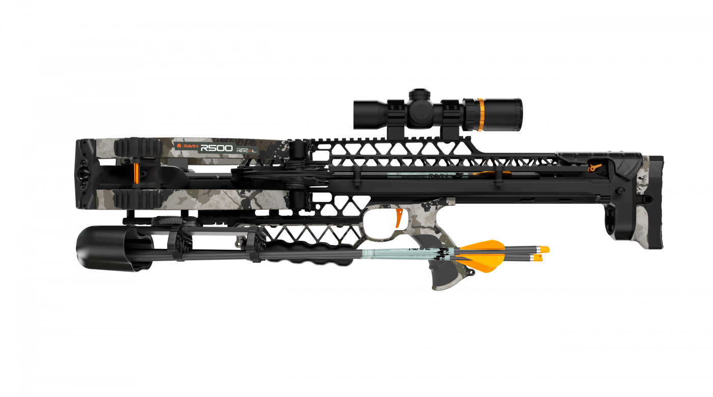 Ravin R500 Crossbow – 500 FPS, HexCoil Cam System, Rifle-Like Accuracy | XK7 Camo