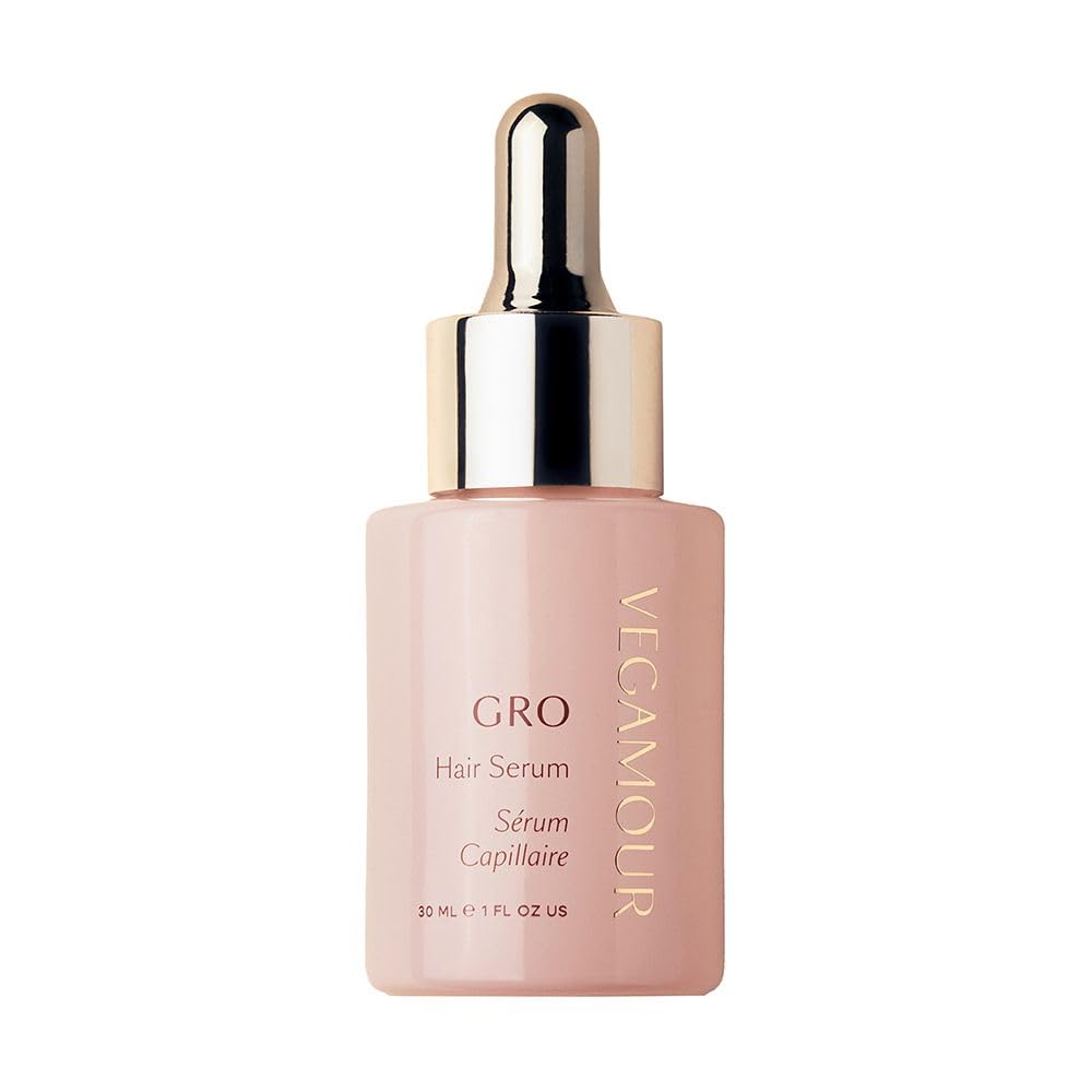 VEGAMOUR GRO Hair Serum for Thinning & Shedding, Thicker Fuller Looking Hair In As Soon As 90 Days, Non Oily, Bergamot Scent, Vegan & Cruelty Free