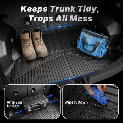 OEDRO TPE Floor Mats for Ford F‑250/F‑350/F‑450 Super Duty Crew Cab
