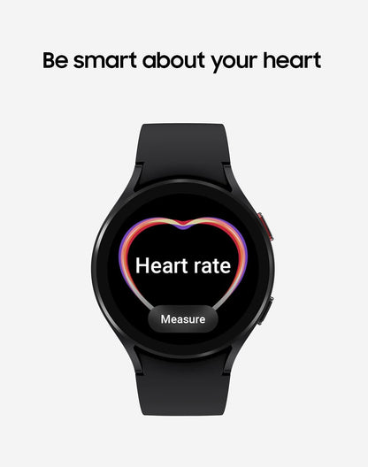 Samsung Electronics Galaxy Watch 4 40mm Smartwatch with ECG Monitor Tracker for Health Fitness Running Sleep Cycles GPS Fall Detection Bluetooth US Version - (Black) (Renewed)