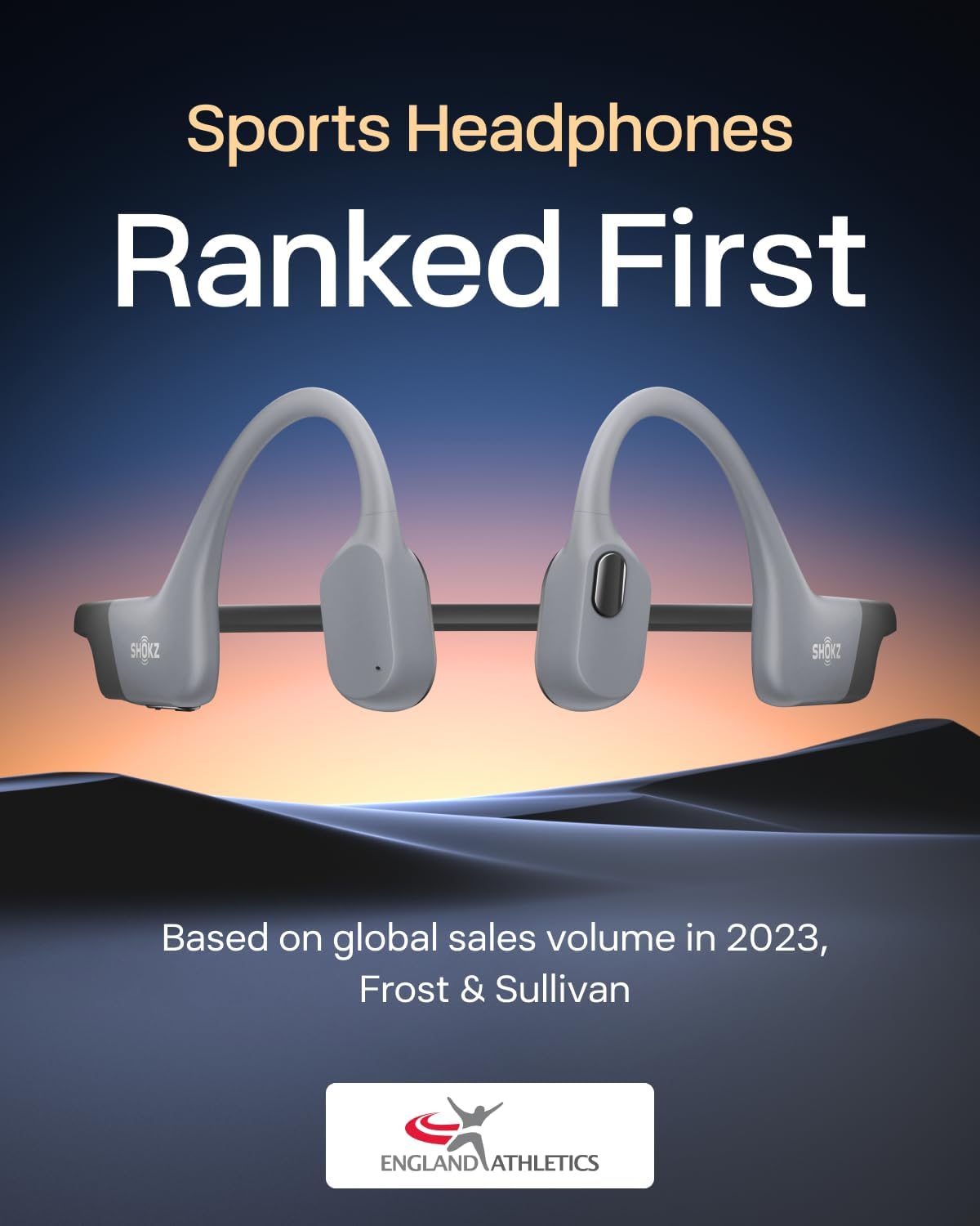 SHOKZ OpenSwim Pro - Open-Ear Bluetooth Headphones & 32GB MP3 Player, IP68 Waterproof, Bone Conduction Headphones, Secure Fit for Workouts, Running and Swimming, Built-in Microphone, Grey (Renewed)