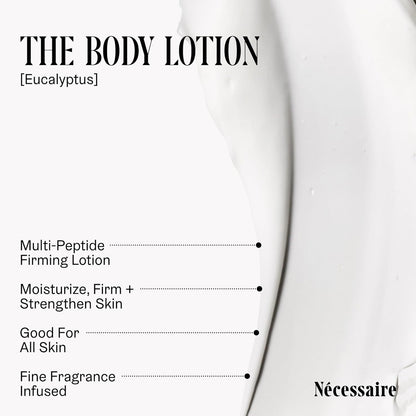 Nécessaire The Body Lotion Eucalyptus – Firming Multi-Peptide Moisturizer for Women & Men
