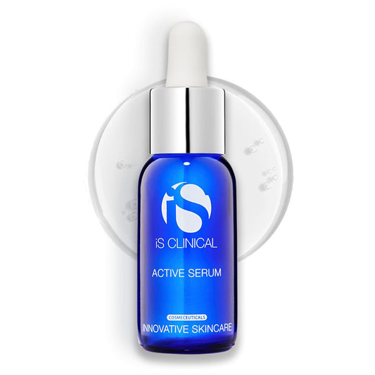 iS CLINICAL Active Serum — anti-aging botanical face serum for even skin tone, fine lines, and acne-prone skin, made in USA, available at VeteransValueHub.