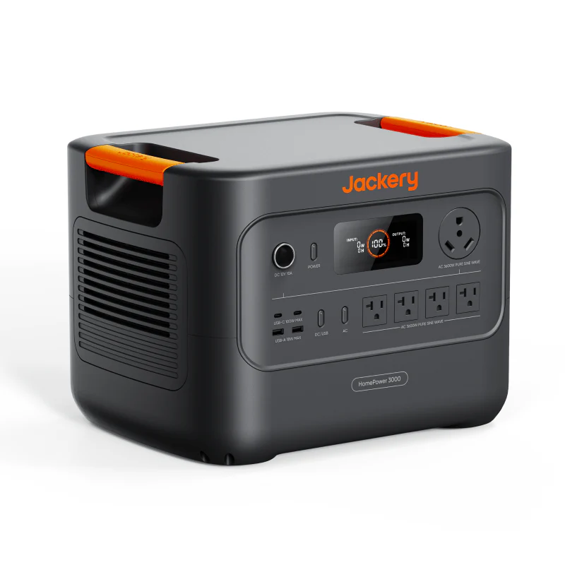 Jackery HomePower 3000 portable home backup power station with 3072Wh capacity
