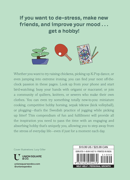 Book on Getting a Hobby by Jasmine Cho