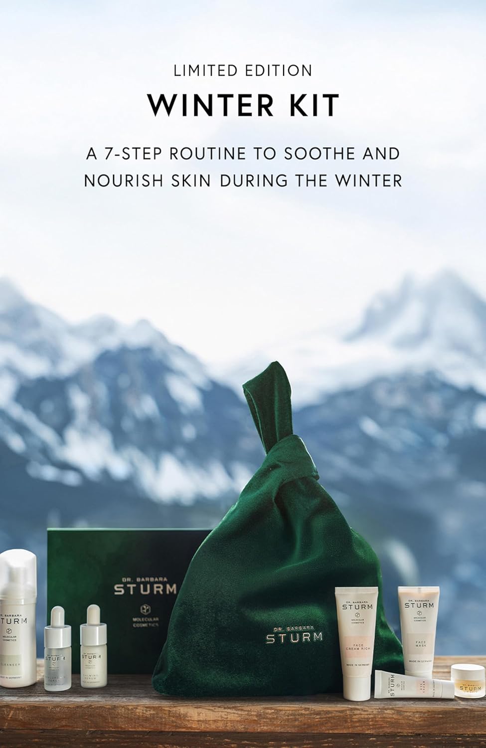 Dr. Barbara Sturm Winter Kit Holiday Gift Set — luxury skin care set valued at $447 for hydration, nourishment, and cold-weather protection, available at VeteransValueHub.