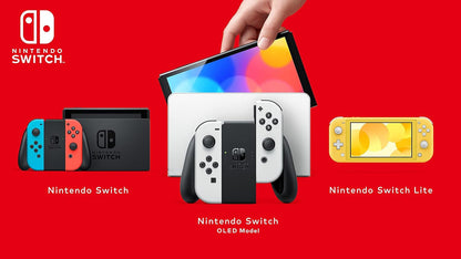 Nintendo Switch Console OLED Model with White Joy-Con, 7 inch 1280 x 720 OLED Touchscreen Display, Built-in Speaker, WiFi, Bluetooth 4.1 (Renewed)
