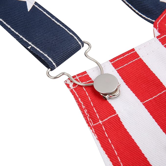 American Flag Overalls for Women