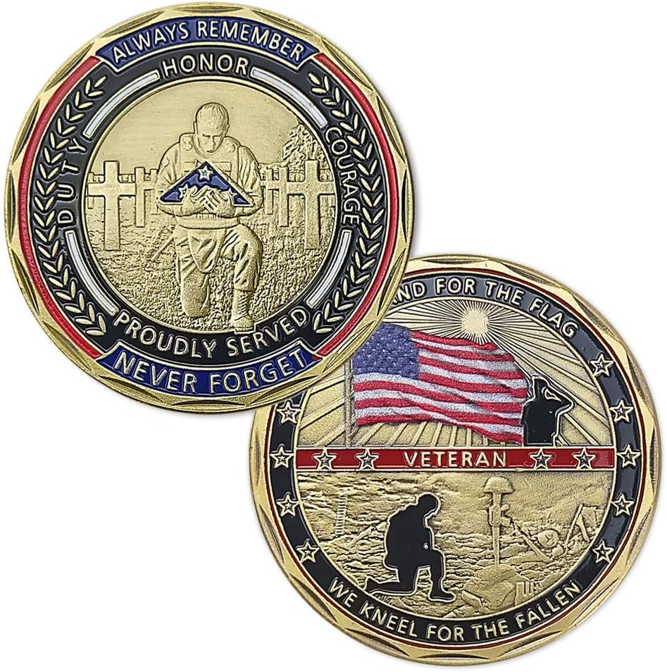 US Military Challenge Coin Veteran Coin