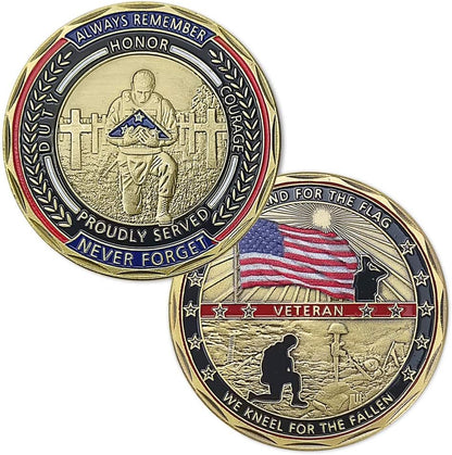 US Military Challenge Coin Veteran Coin