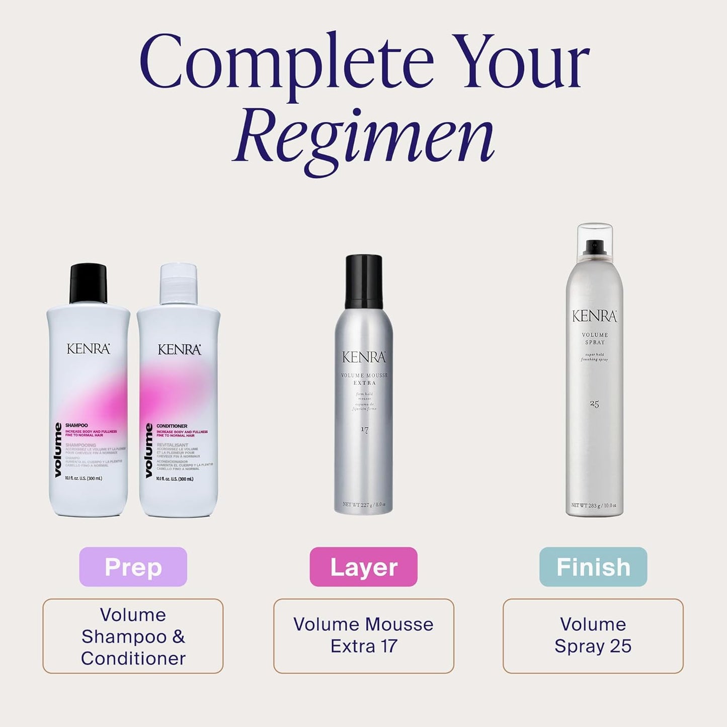 Kenra Professional Volume Spray 25 – Super Hold Finishing & Styling Hairspray | Wind & Humidity Resistant | All Hair Types