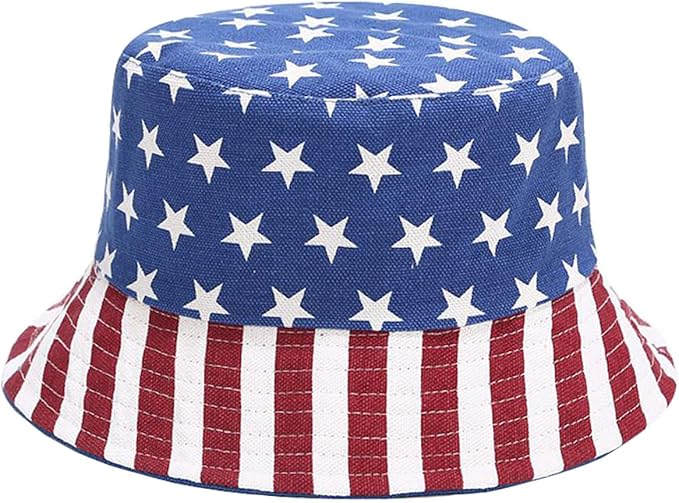 American Trends 100% cotton packable bucket hat for women and men sun protection beach outdoor