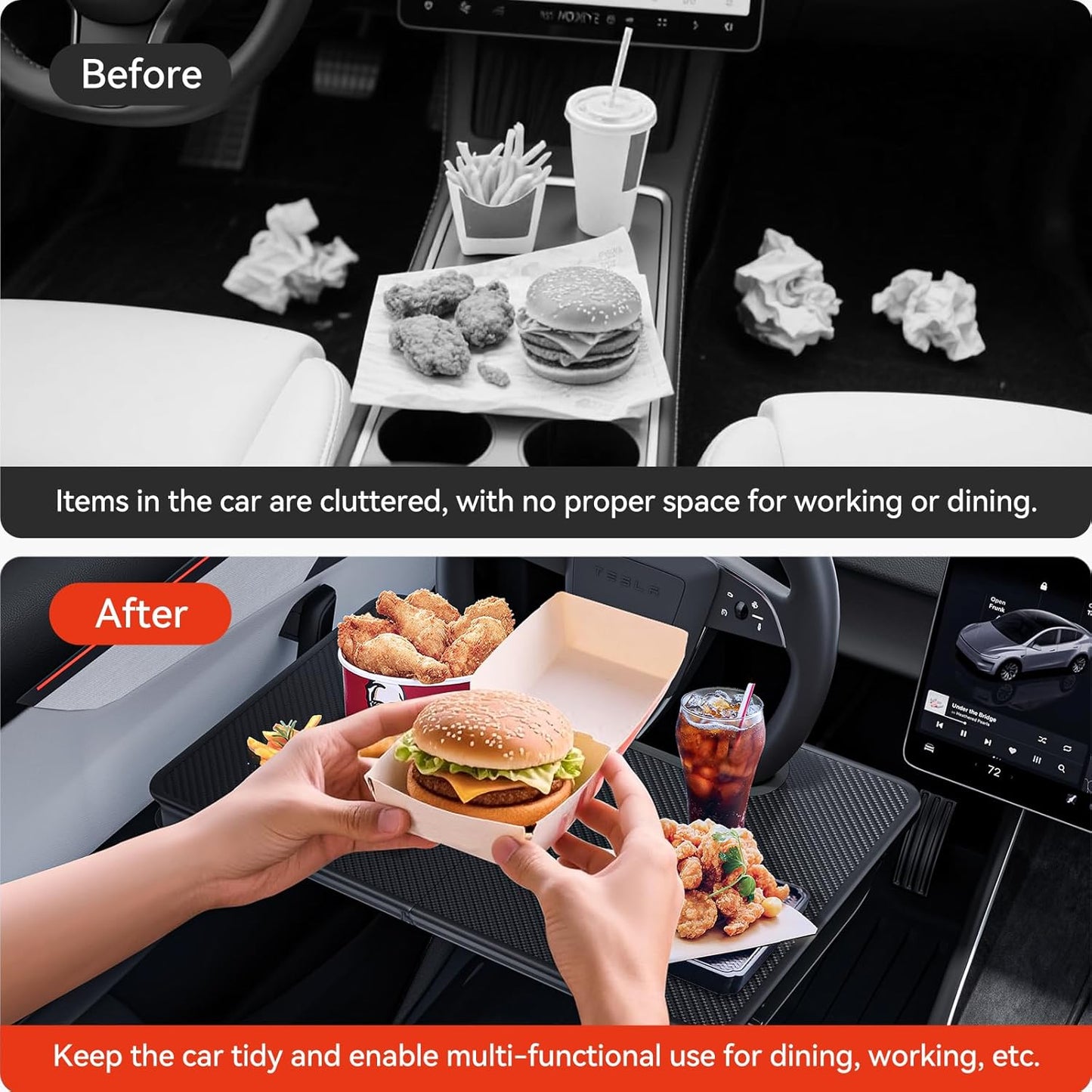 Steering Wheel Desk Tray