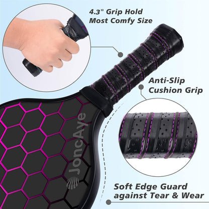 JoncAye Pickleball Paddles Set of 4 or 2