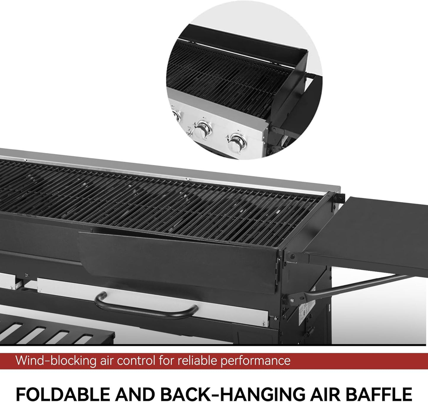 Royal Gourmet 8-Burner Gas Grill — 104,000 BTU Liquid Propane Grill with Dual Control Systems