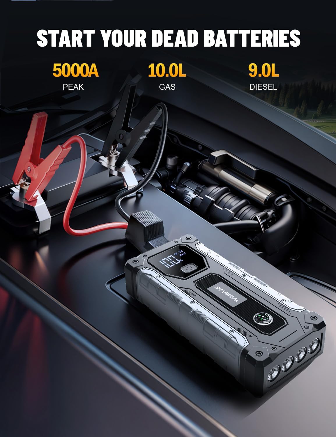 Sharmeal Car Jump Starter