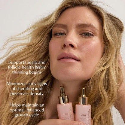 VEGAMOUR GRO Hair Serum for Thinning & Shedding, Thicker Fuller Looking Hair In As Soon As 90 Days, Non Oily, Bergamot Scent, Vegan & Cruelty Free