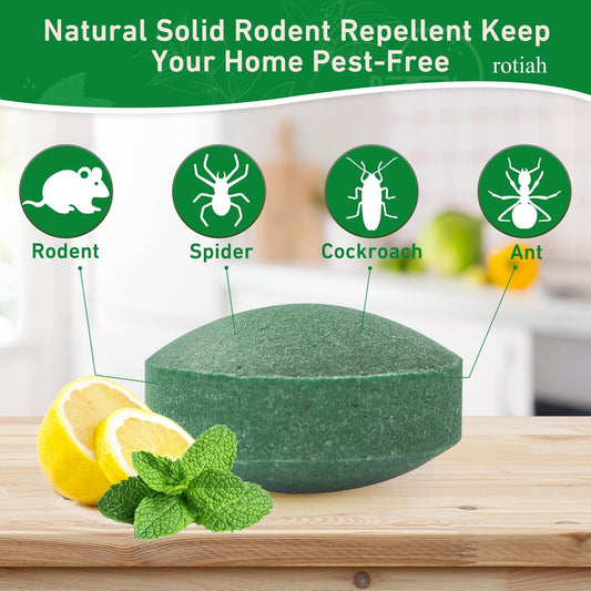 24-pack peppermint oil pest repellent pouches for mice, rats, spiders, and ants — natural, family and pet safe indoor and outdoor pest control