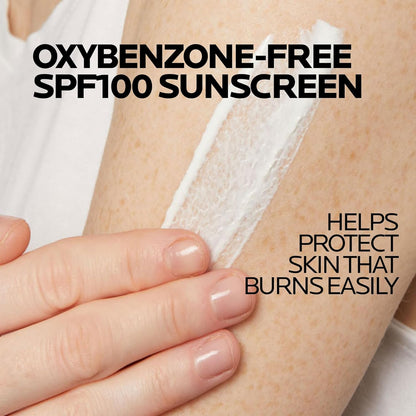 La Roche-Posay Anthelios Melt-In Milk Sunscreen SPF 100 — oxybenzone-free broad-spectrum UVA/UVB sunscreen for face and body, water-resistant 80 minutes, available at VeteransValueHub.