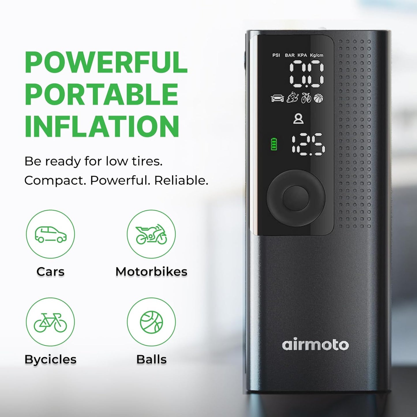 Airmoto Tire Inflator Portable