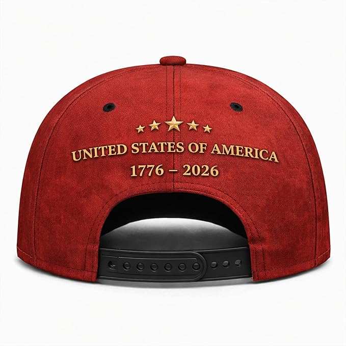 Personalized 250th Anniversary USA Hat 1776–2026 | Custom Name Patriotic Baseball Cap | 4th of July Gift for Men & Women