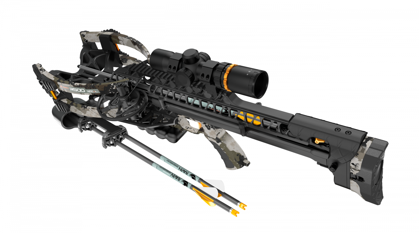 Ravin R500 Crossbow – 500 FPS, HexCoil Cam System, Rifle-Like Accuracy | XK7 Camo