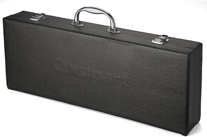 Cuisinart 10-Piece Premium Grilling Set — Stainless Steel BBQ Tools with Storage Tote