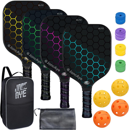 JoncAye Pickleball Paddles Set of 4 or 2