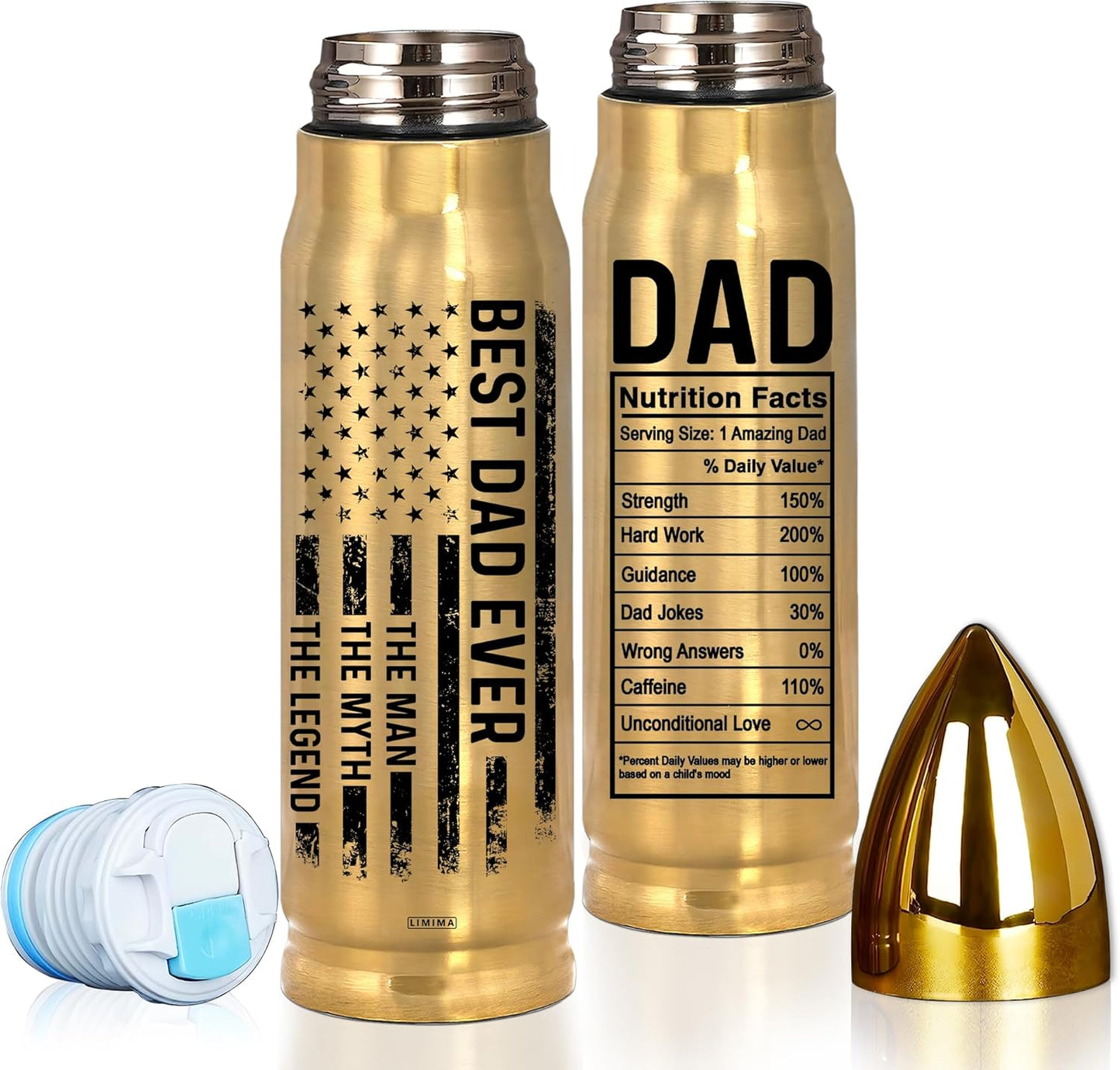 17oz American flag insulated tumbler — patriotic Father's Day gift for dad or husband — Veterans Value Hub
