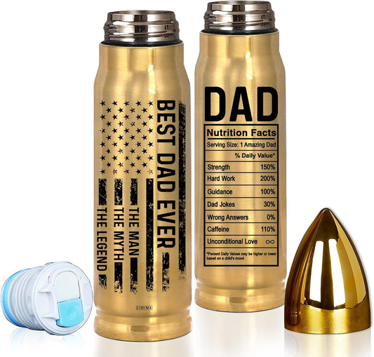 17oz American flag insulated tumbler — patriotic Father's Day gift for dad or husband — Veterans Value Hub