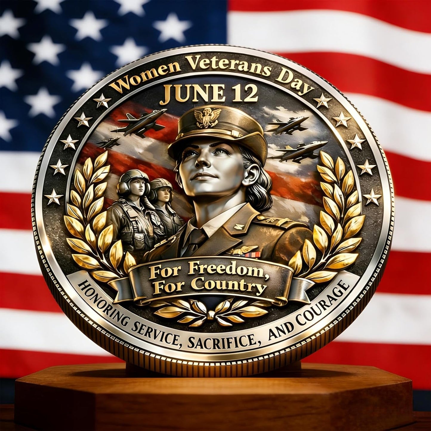 U.S. Women Veterans Day Commemorative Coin – June 12