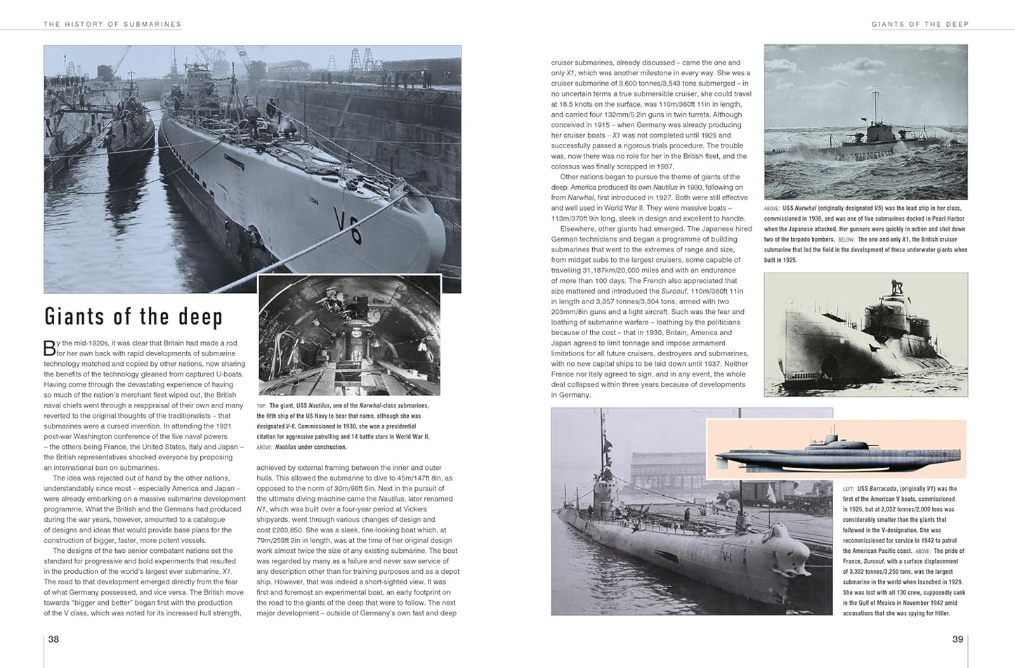 The World Encyclopedia of Submarines — Complete History of 150+ Underwater Vessels | Military Transport Hardcover