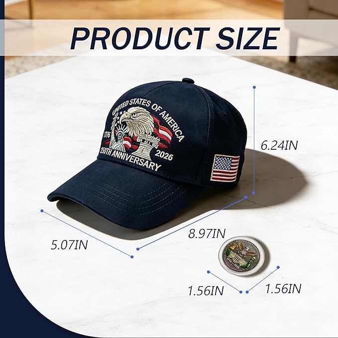 250 Year Anniversary Hat & Coin