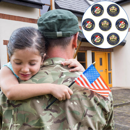 Landical 40-Piece Military Challenge Coins Collection Set — 250th Anniversary Veteran Appreciation Gift for Men & Women