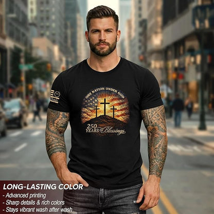Patriotic T Shirts - One Nation Under God Shirt