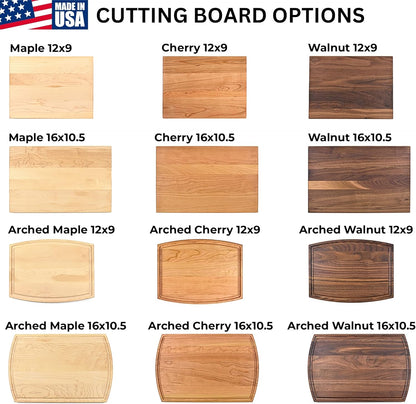 Maison Custom USA-made personalized cutting board — Father's Day BBQ gift for dad or husband — Veterans Value Hub