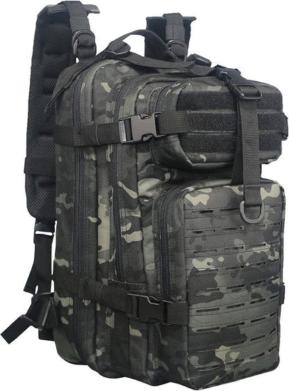 Lightning X EMS/EMT Trauma & Bleeding First Aid Responder Medical Backpack + Kit — Black Camo