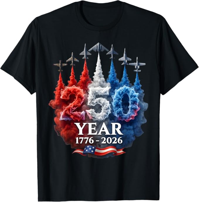 250th Anniversary 4th of July patriotic USA t-shirt Independence Day tee 1776-2026 veteran gift