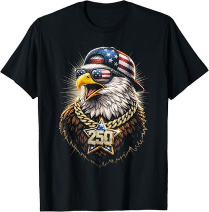 250th Anniversary USA party t-shirt funny patriotic 4th of July Independence Day tee 1776-2026