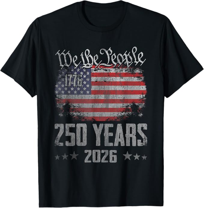 250th Anniversary patriotic eagle t-shirt America 1776-2026 Independence Day tee for veterans and patriots