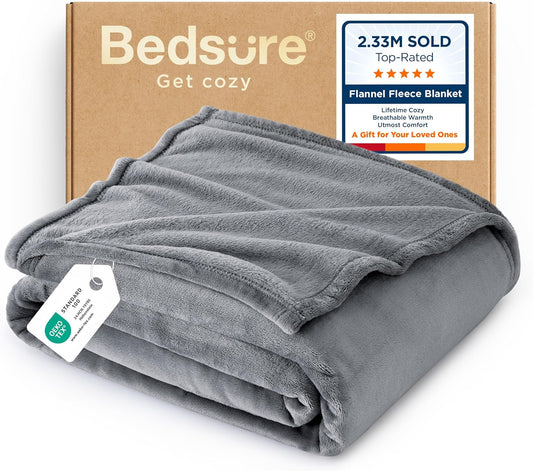 Bedsure Ultra‑Soft Fleece Throw Blanket – Warm, Lightweight & Perfect for Home Comfort