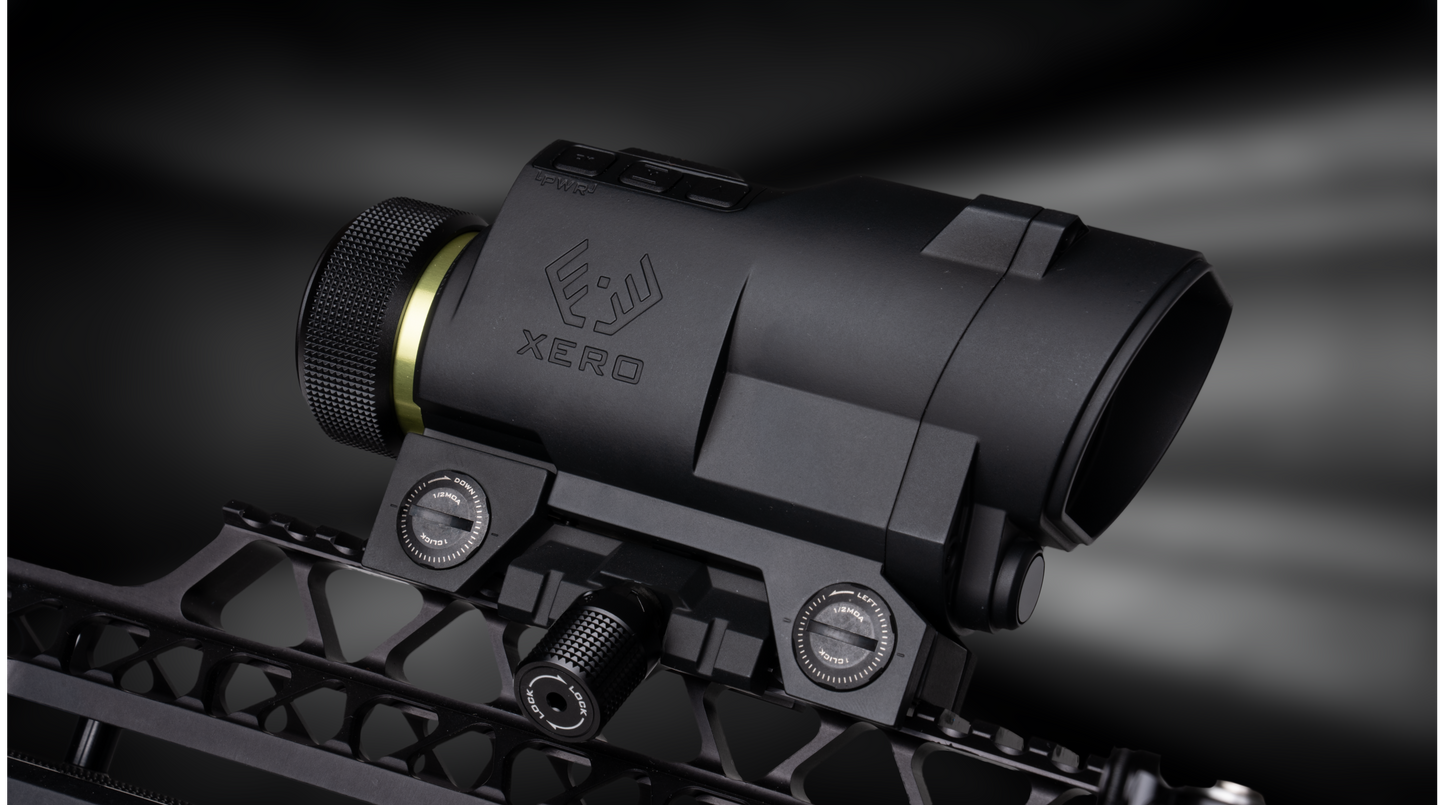 Ravin Integrated Xero X1i crossbow scope by Garmin with built-in rangefinder and digital aimpoints mounted on Ravin crossbow