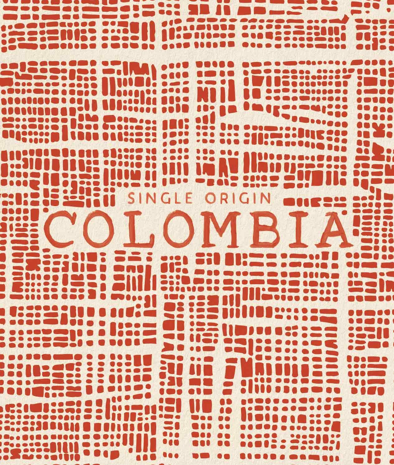 Peet’s Colombia Coffee bag with flavor notes caramel, toasted nut, and stone fruit.