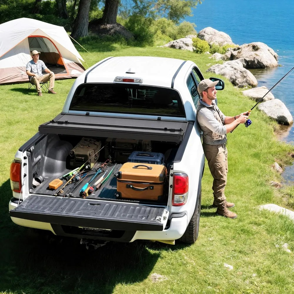 YITAMOTOR Hard Tri‑Fold Tonneau Cover for Jeep Gladiator JT 5ft Bed”