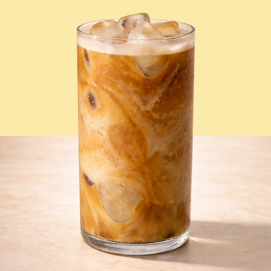 Javvy Banana Bread flavored protein coffee with premium whey protein