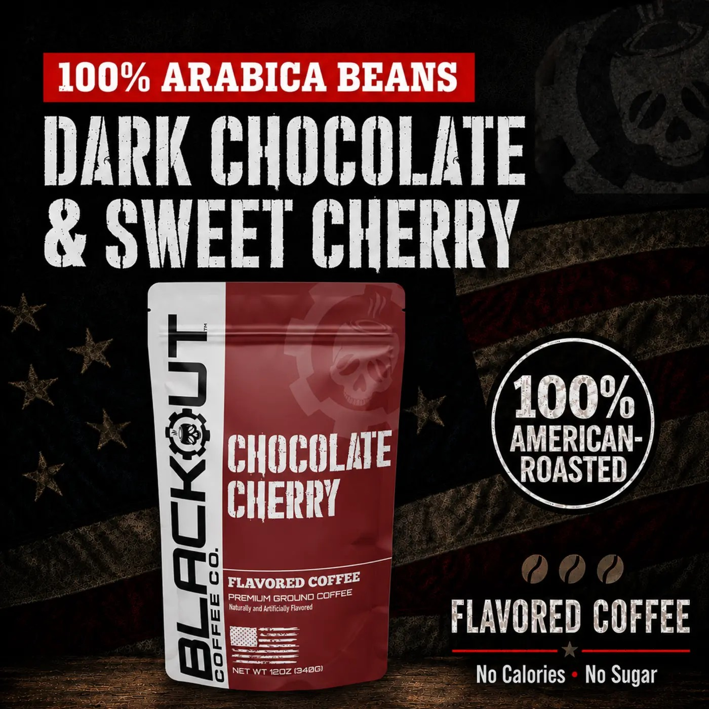 Blackout Coffee – Chocolate Cherry Flavored Coffee